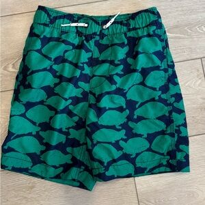 GAP Kids Navy and Green Turtle Swim Trunks